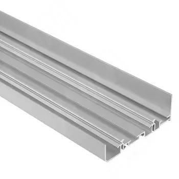 PS48 Направляющая верхняя усиленная, быстрый монтаж, серебро, L-6000 (PR487002004PR)