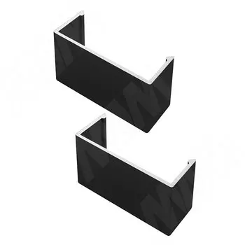 PS65 Декоративная заглушка для двери, черный, комплект 2 шт. (PS65KO79030001)