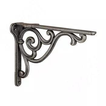 ROME Менсолодержатель для деревянных полок L-200 мм, бронза состаренная (WRM.800.200.00AB)