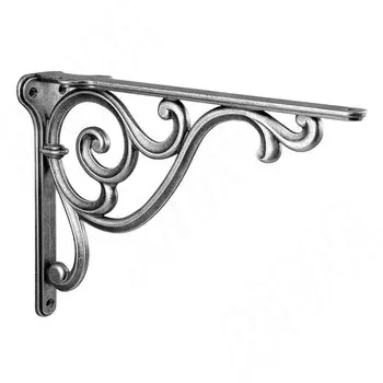 ROME Менсолодержатель для деревянных полок L-250 мм, серебро состаренное (WRM.800.250.00AN)