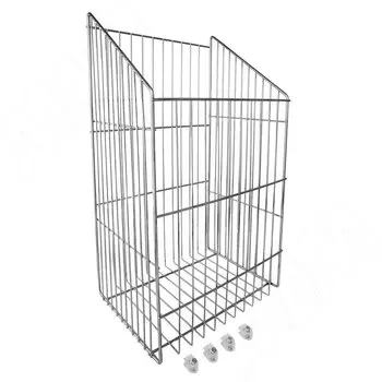 ROUND Корзина для белья, хром (KBPBG)