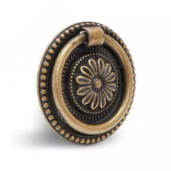 Ручка-капля бронза состаренная (WBH.5017.00A.00D1)