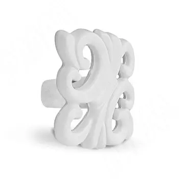 Ручка-кнопка белый матовый (WPO.707.000.00N3)