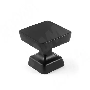 Ручка-кнопка черный матовый (KH.21.000.BLM)