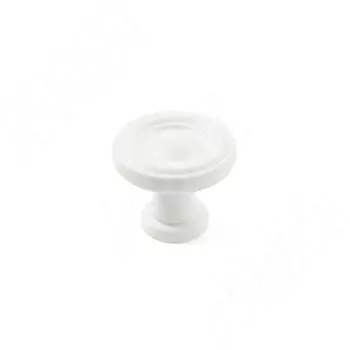 Ручка-кнопка D25мм белый матовый (WPO.811.025.00N3)