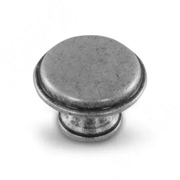 Ручка-кнопка D30мм серебро состаренное (WPO.6000.030.00E8)