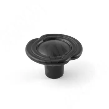 Ручка-кнопка D31мм черный матовый (2044.52)