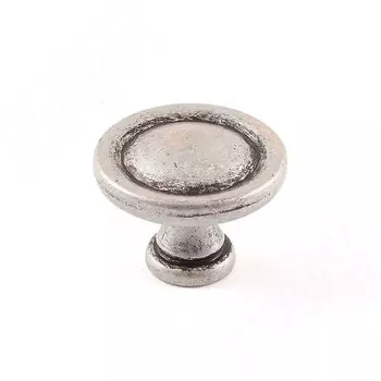Ручка-кнопка D31мм серебро состаренное (WPO.841.031.00E8)