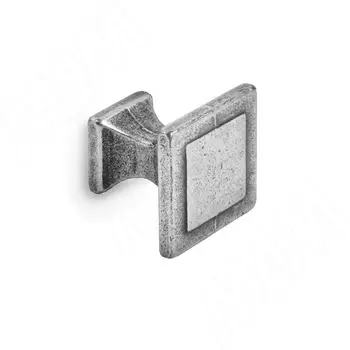 Ручка-кнопка серебро состаренное (WPO.115.000.00E8)