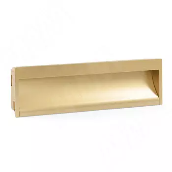 Ручка-раковина 128/160мм золото матовое (374.128-160.76)