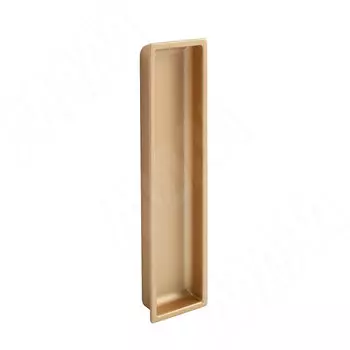 Ручка-раковина врезная, для раздвижных дверей, золото матовое (SH.04.121.GA)
