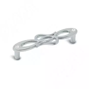 Ручка-скоба 96мм хром с кристаллами (1021K.96.10)