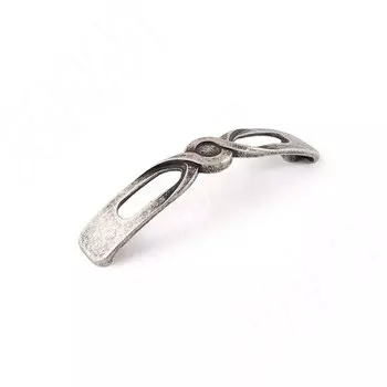 Ручка-скоба 96мм серебро состаренное (407.96.09)