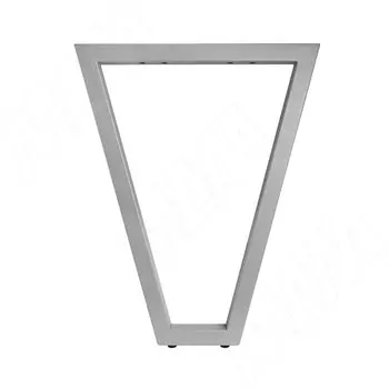 Сальта опора для стола V-образная, 40х40, H715+10 мм, хром матовый, 1шт. (V40X40/715 CRM)