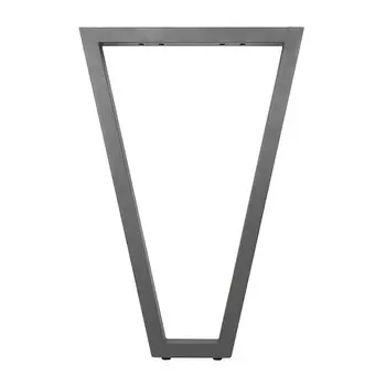 Сальта опора для стола V-образная, 40х40, H820 (+10 мм), графит (V40X40/820 GR)