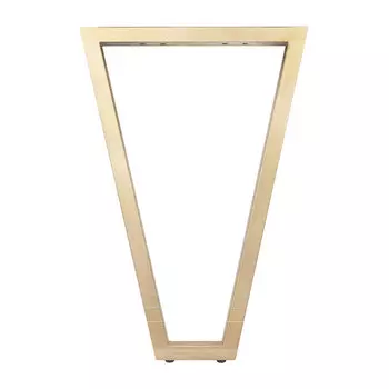 Сальта опора для стола V-образная, 40х40, H820 (+10 мм), золото матовое (V40X40/820 GL)