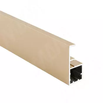 SECRET Профиль рамочный узкий, с интегрированной ручкой, золото брашированное (анод), L-5400 (FP00736HGLB)