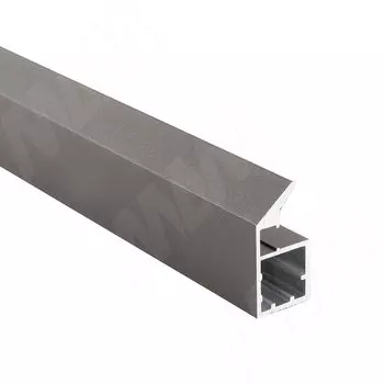 SECRET Профиль рамочный узкий, с наклонной ручкой, графит (краска), L-5400 (FP00736TGP)