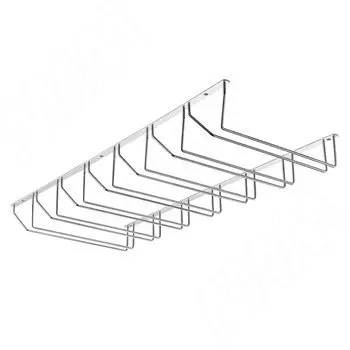 Секция из 7-ми бокалодержателей, крепл. на саморезы, хром (BJ007-300 01)