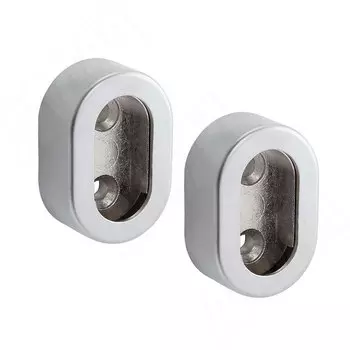 Штангодержатель для овальной штанги, серебро (HA092GR)