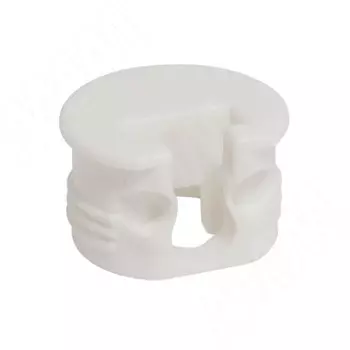 SI03 Полкодержатель для деревянных полок с фиксацией, белый (SI03PB)