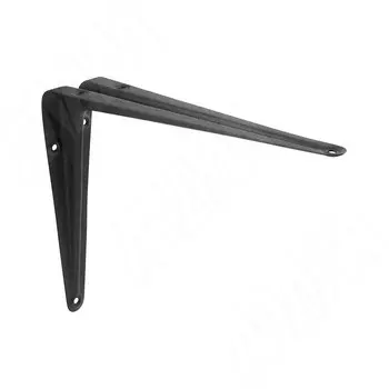 SIMPLE Менсолодержатель для деревянных полок 150х200мм, черный (SMP.150x200.BL)