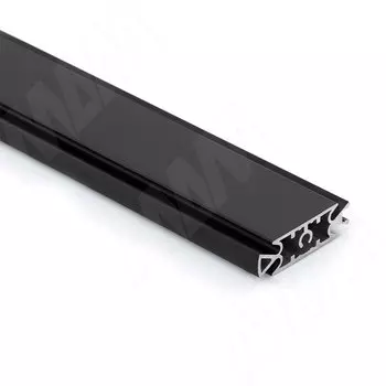 SLIM Несущий профиль под светодиодную ленту, черный (анод), L-3000 мм (SL3520PR-BL)