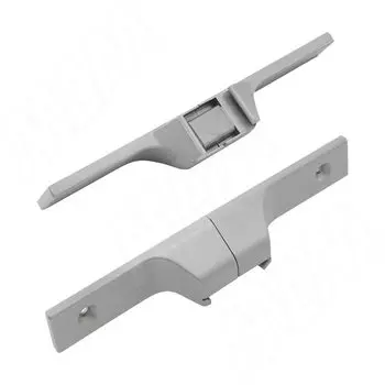 SLIM полкодержатель универсальный для стеклянных и деревянных полок, компл. на 1 полку, серебро (SL3521)