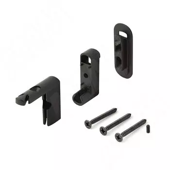 SLIM угловое соединение с креплением к стене/потолку, черный (SL3524NBL)