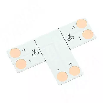 STRIP Коннектор для ленты 10 мм, T-образный, IP20 (LSA-10-SP-T-U)