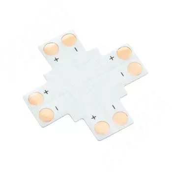 STRIP Коннектор для ленты 8 мм, X-образный, IP20 (LSA-8-SP-X)