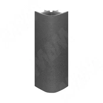 Уголок 90 градусов универсальный (высота 100), графит зернистый (19.0122R.10)