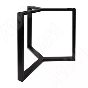 Валонгу подстолье 802х802, H730+10мм, черный (RAL 9005, муар) (VL730X802X802 BLC)