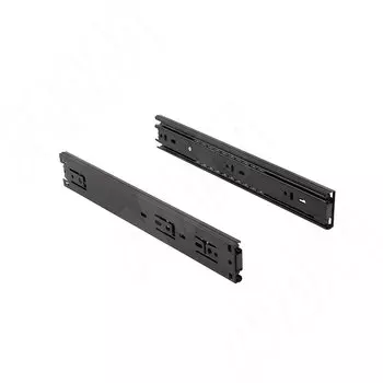 VEKTOR BS45 STANDARD направляющие 250 мм, шариковые, h45, полн. выдвижения, черные (1045-10 Z ST BL)