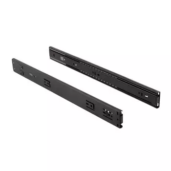 VEKTOR BS45 STANDARD SOFT направляющие 500 мм, шариковые, h45, полн. выдвижения, плав. закрывания, черные (1045-20SC ST BL)