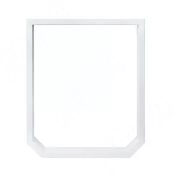 Виго опора для стола П-образная, 60х30, 595хH715+10 мм, белый (RAL 9003, муар) (VI60X30/595X715 WT)