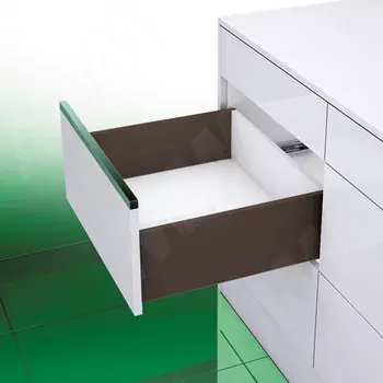 VIONARO [T] Высокий ящик H=185, плавное закрывание, коричневый, 500 мм (VNRS.GBR.T.040.500(корич.))