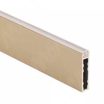 VOGUE Штанга прямоугольная 30х8, с демпфером, золото мат. (анод), L-3000 (TA0213RGLM SET)