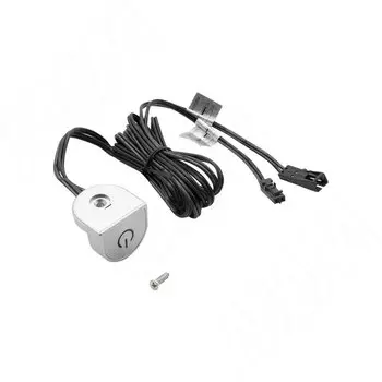 Выключатель сенсорный диммируемый, угловой монтаж, хром матовый, 12/24V, 36/72W (SW1-TS-CM-1MCR)