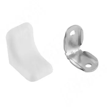 WINK Уголок мебельный с пластиковой накладкой 26х26х20 мм, белый (SPC26X26X20WH)