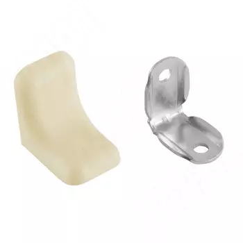 WINK Уголок мебельный с пластиковой накладкой 26х26х20 мм, бук (SPC26X26X20BE)