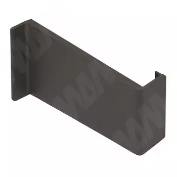 Заглушка для мебельного навеса, пластик, графит, левая (K015.C00L.914/RU)