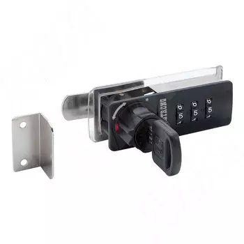 Замок с кодом для 1-ой двери, поворотный, левый, черный (DL-102 L BL)