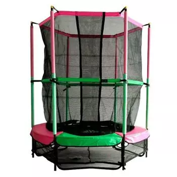 Батут DFC JUMP KIDS 55" 55INCH-JD-GP зеленый/розовы