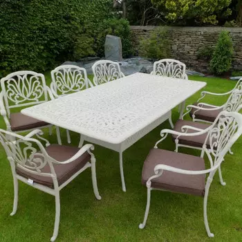 Комплект мебели из литого алюминия Louis VIII