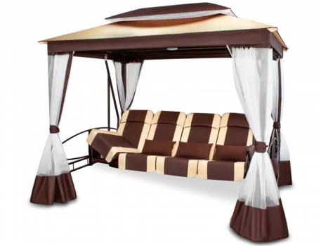 Беседка качели Люкс