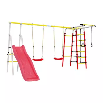 Дачный комплекс Богатырь Плюс 2 ПЛАСТИКОВЫЕ качели Romana R 103.12.06