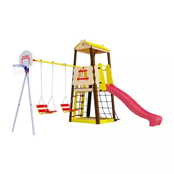 Дачный комплекс Избушка ЦЕПНЫЕ качели Romana R 103.29.04