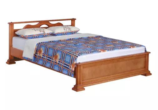 Деревянная кровать Лотос-1