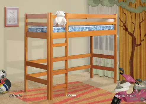 Деревянная кровать Маяк